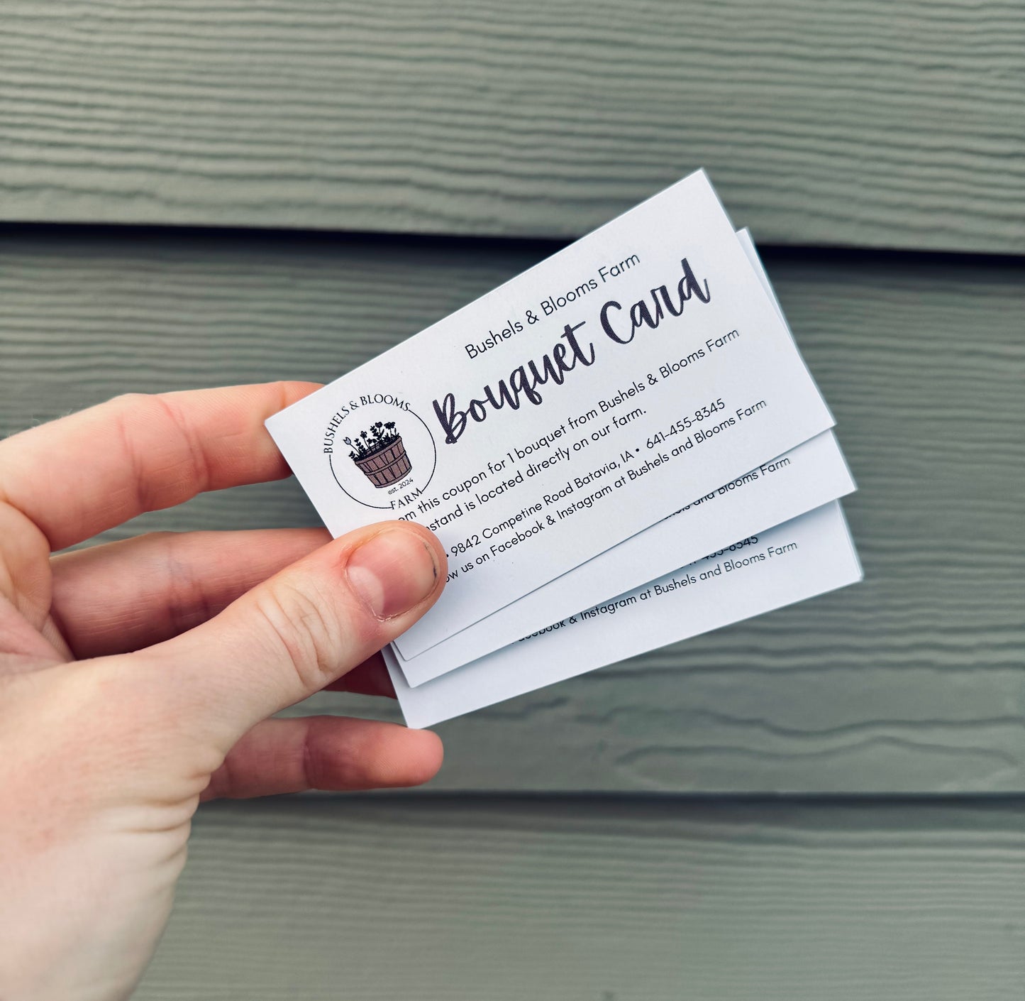 Digital Bouquet Card