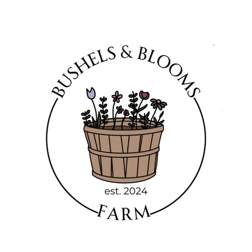 Bushels and Blooms Farm logo